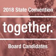 2018 Convention Board Candidates